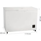 Gorenje FH30EAW fagyasztóláda, 297 liter