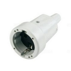   Földelt lengő csatlakozó aljzat PVC ,250V 16A szürke 0203H