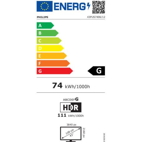Philips 43PUS7406/12 UHD Android Smart tv