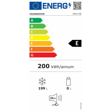 HAUSMEISTER HM4175E 200 LITERES FAGYASZTÓLÁDA