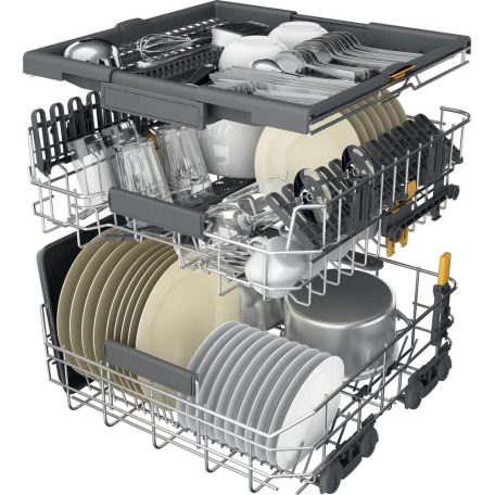 Whirlpool W7F HP33 X mosogatógép, 15 terítékes, inox